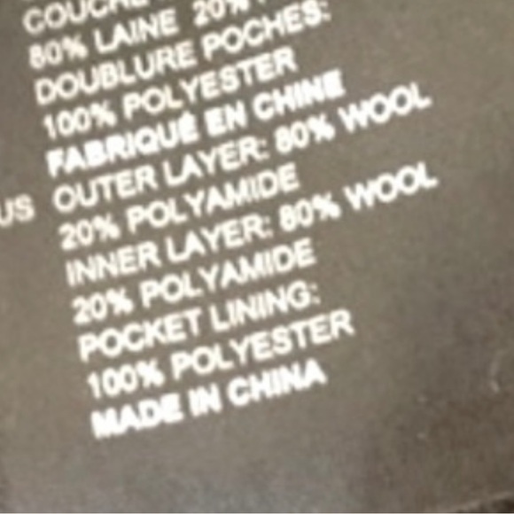 🔥Sandro Morane Houndstooth Wool-blend Coat, size 6 - Picture 9 of 9